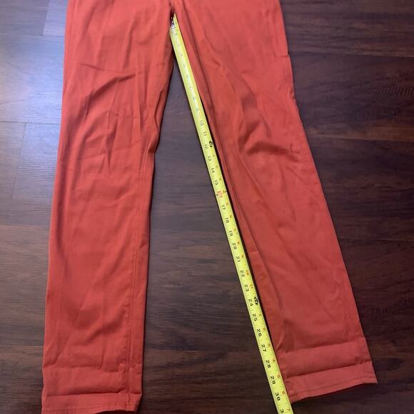 Adriano Goldschmied rusty orange the Stilt cigarette leg jeans size 29 - Picture 9 of 12